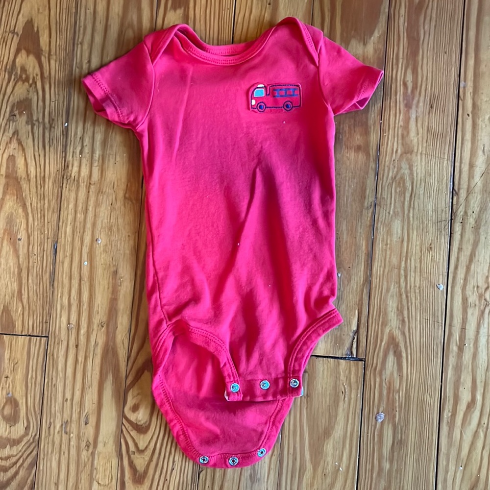 🍼Red Firetruck Bodysuit🍼